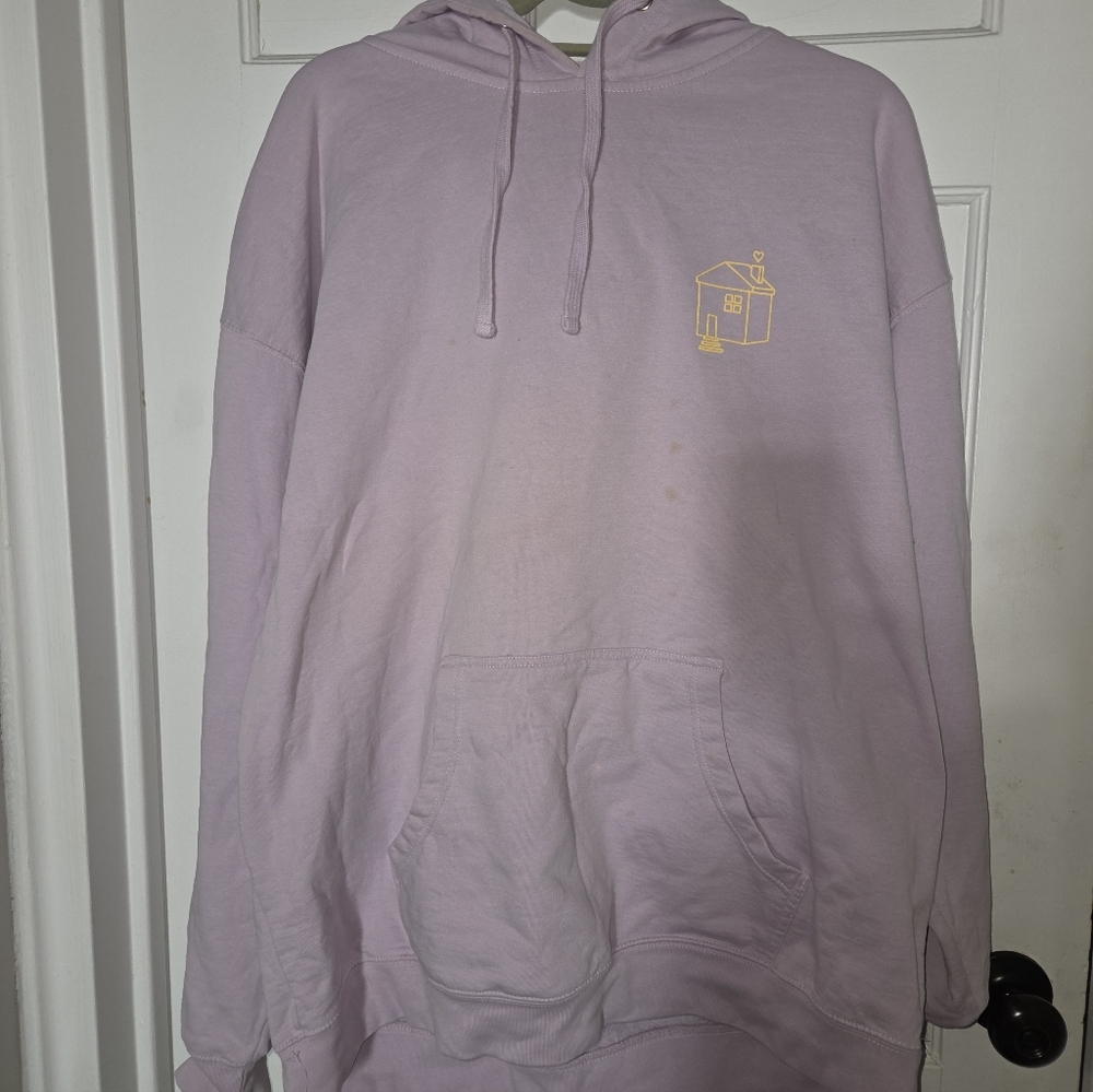 Harry Styles Love On Tour Lavender Hoodie – Minor Stains – Concert Merch
